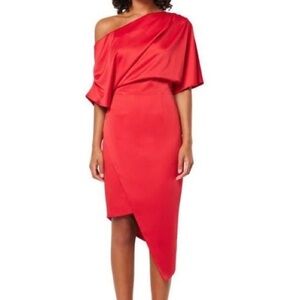 Elliatt | Carson One-Shoulder Satin Dress
